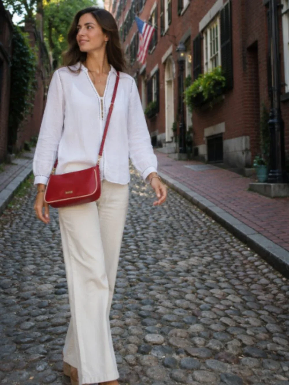 Carlos! By Carlos Santa I Red Crossbody Bag with detachable strap